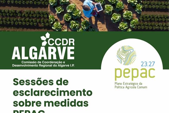 Sessões de esclarecimento sobre medidas PEPAC - Algarve