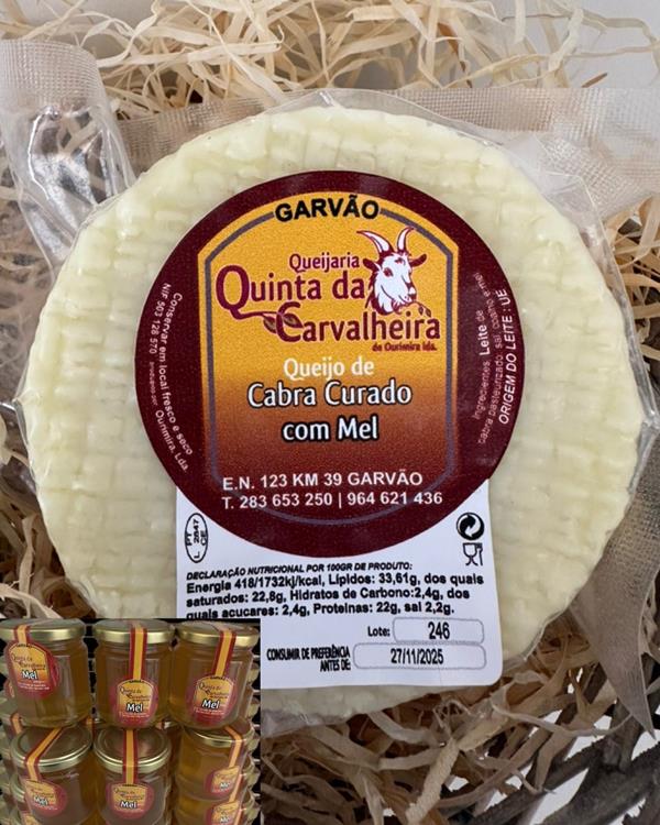 QUEIJO DE CABRA CURADO COM MEL