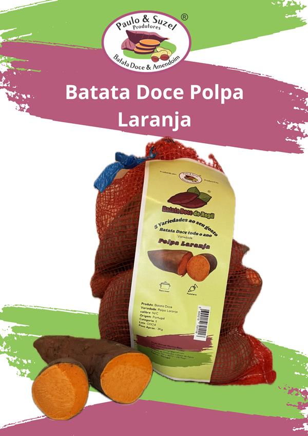 Batata Doce polpa Laranja