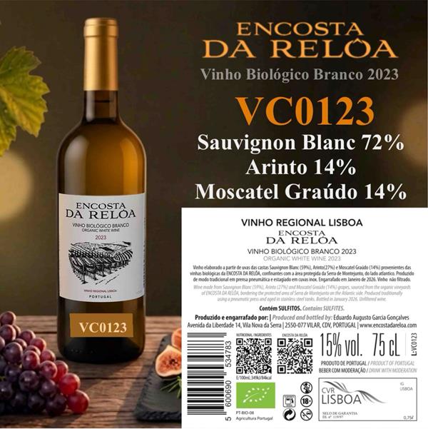 Vinho Biológico Branco 2023