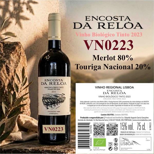 Vinho Biológico Tinto 2023