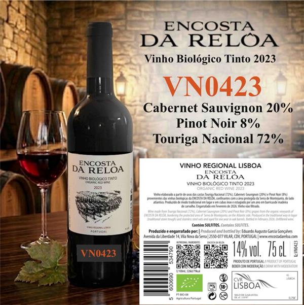 Vinho Biológico Tinto 2023