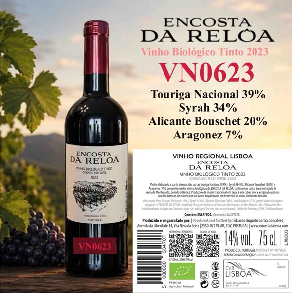 Vinho Biológico Tinto 2023