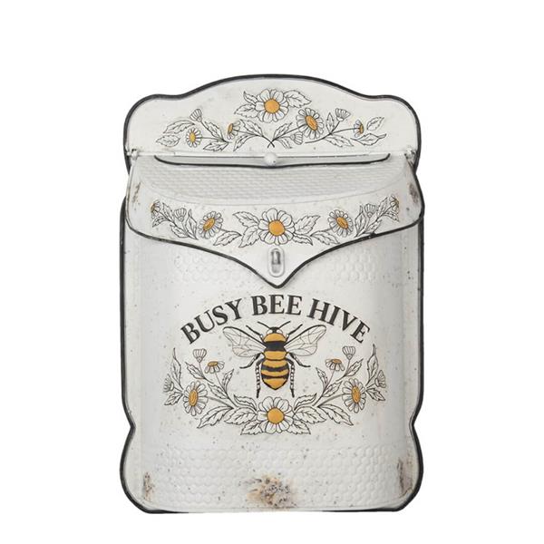 Caixa de Correio Bee, em metal (27cm X 8cm X 39cm)