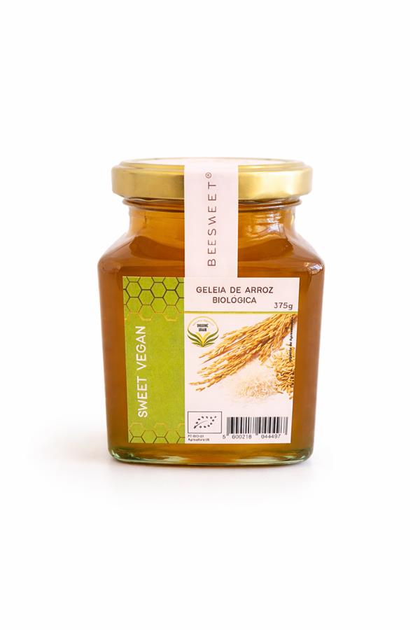 Geleia de arroz bio beesweet Geleia de arroz lateral beesweet bio Product image Geleia de Arroz Biológica – Sweet Vegan