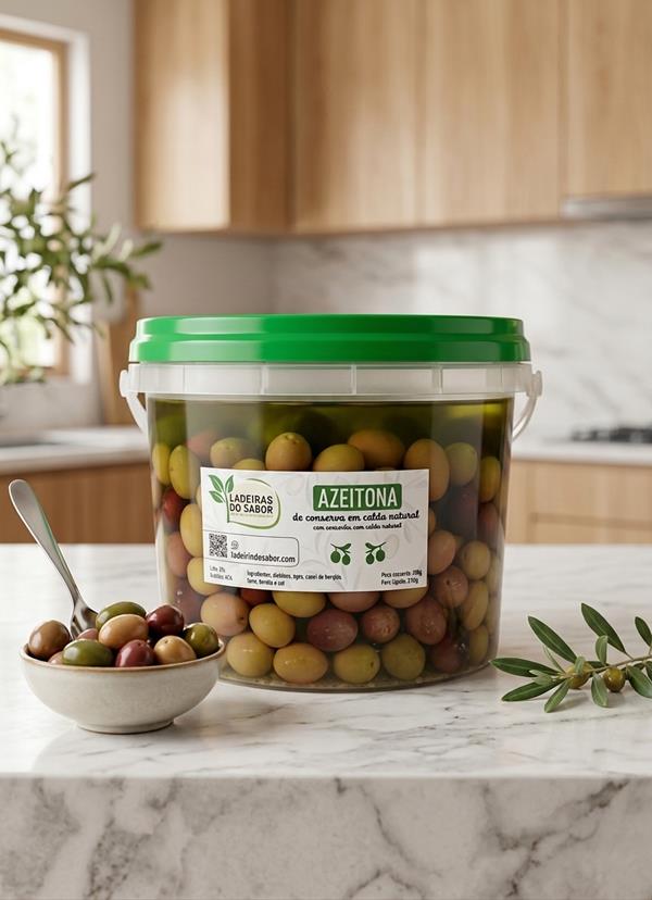 Azeitona de conserva (balde de 1500g)