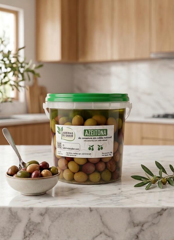 Azeitona de conserva (balde 750g)