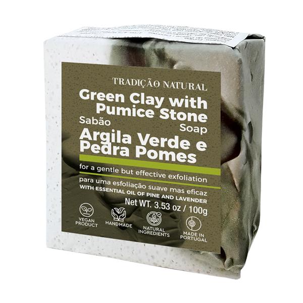 Sabão Artesanal Argila Verde e Pedra Pomes