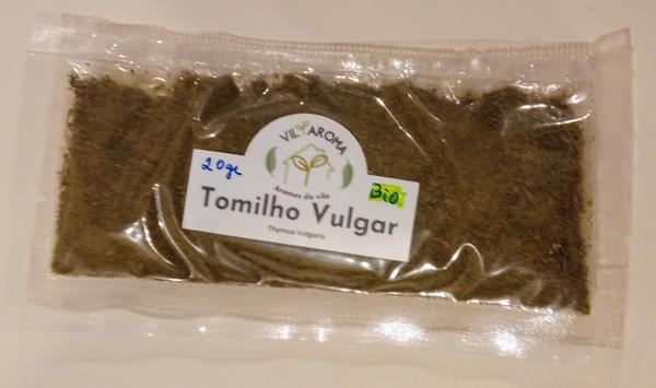 Tomilho vulgar em po