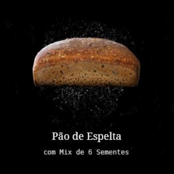 Pão Artesanal de Espelta com 6 Sementes 500g