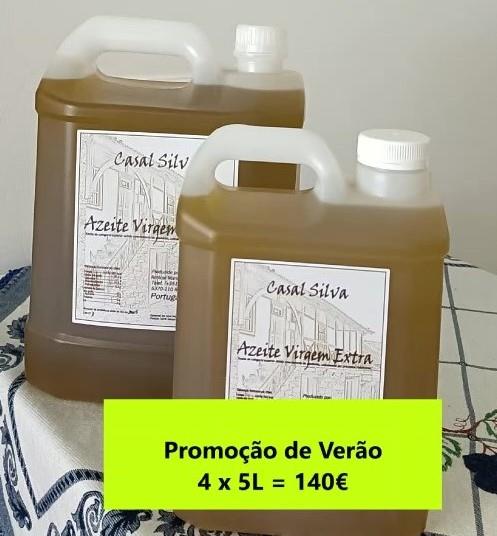Azeite Virgem Extra Cx de 4 garrafões de 5L