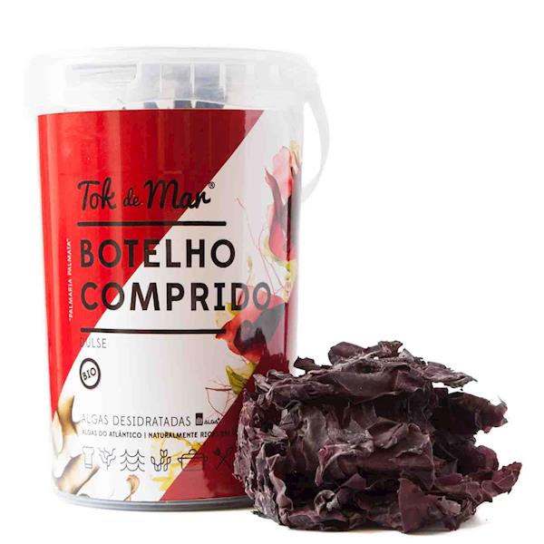 Botelho-comprido ou Dulse Desidratada, 100g. Tok de Mar® by ALGAplus