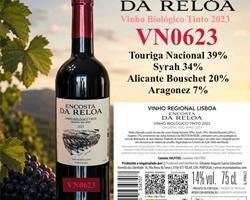 Vinho Biológico Tinto 2023