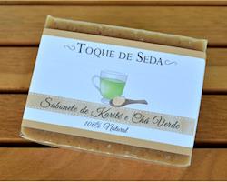 Sabonete de Karité e Chá Verde,100% Natural