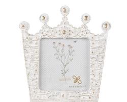 Moldura Coroa Bee branca 12cm X 12cm