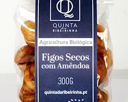 Figos Secos com Amêndoa, Variedade Pingo de Mel, Emb. 300g