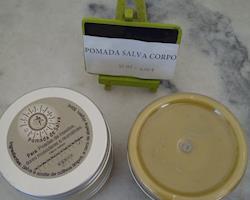 Pomada de Salva- Indicada para as picadas dos insectos, dores de reumatismo, ciática.