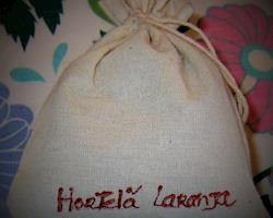 Saquinhos de linho com Hortelã-laranja artesanais, saq. de 10 g