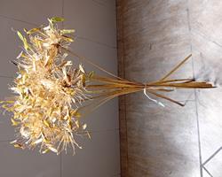 Ramos de flores secas caule longo