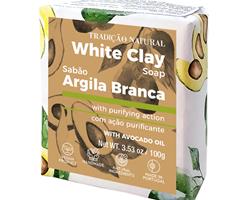 Sabão Artesanal Argila Branca